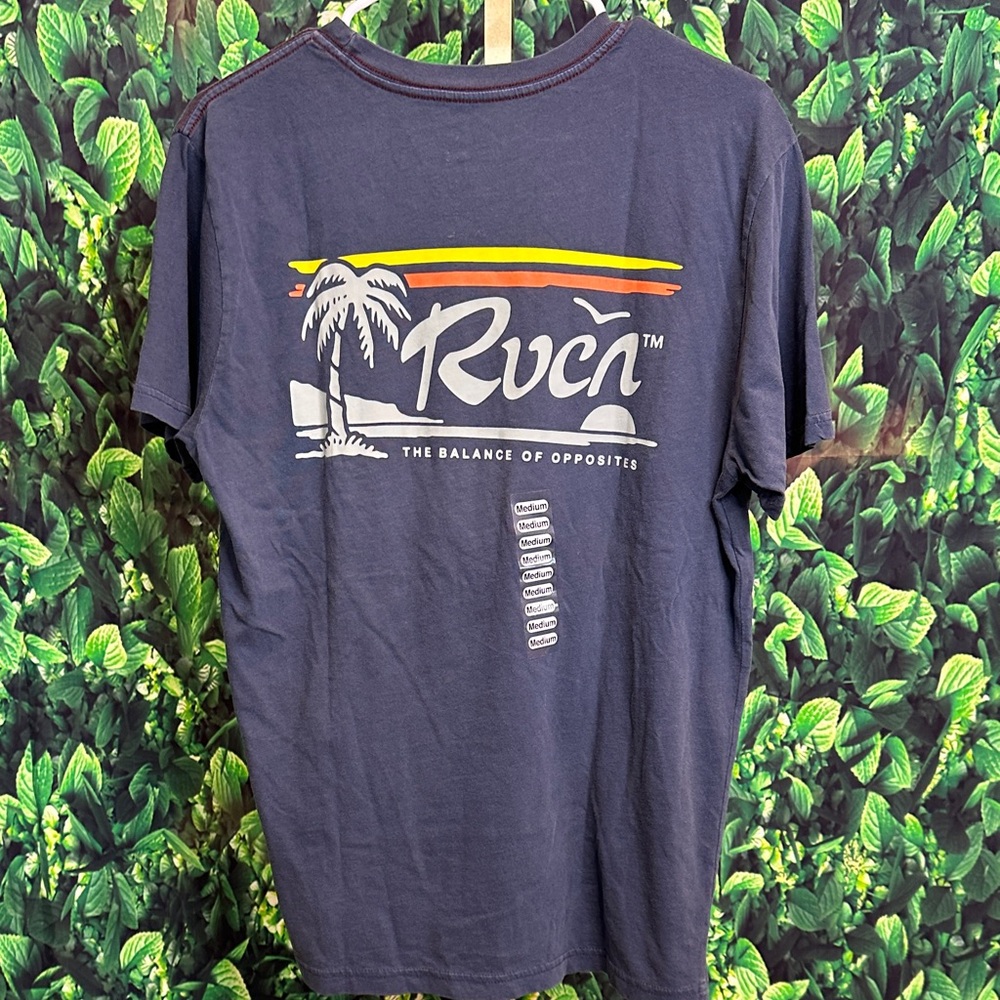 RVCA Dark Blue Graphic Tee